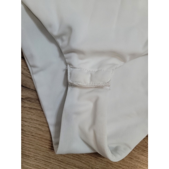 Mango White Laced Body Suit Size Small - Picture 2 of 5